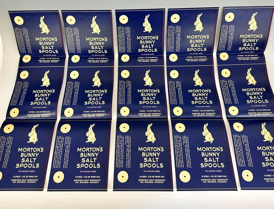 Vintage Morton's Salt Label Lot (1 of 10)