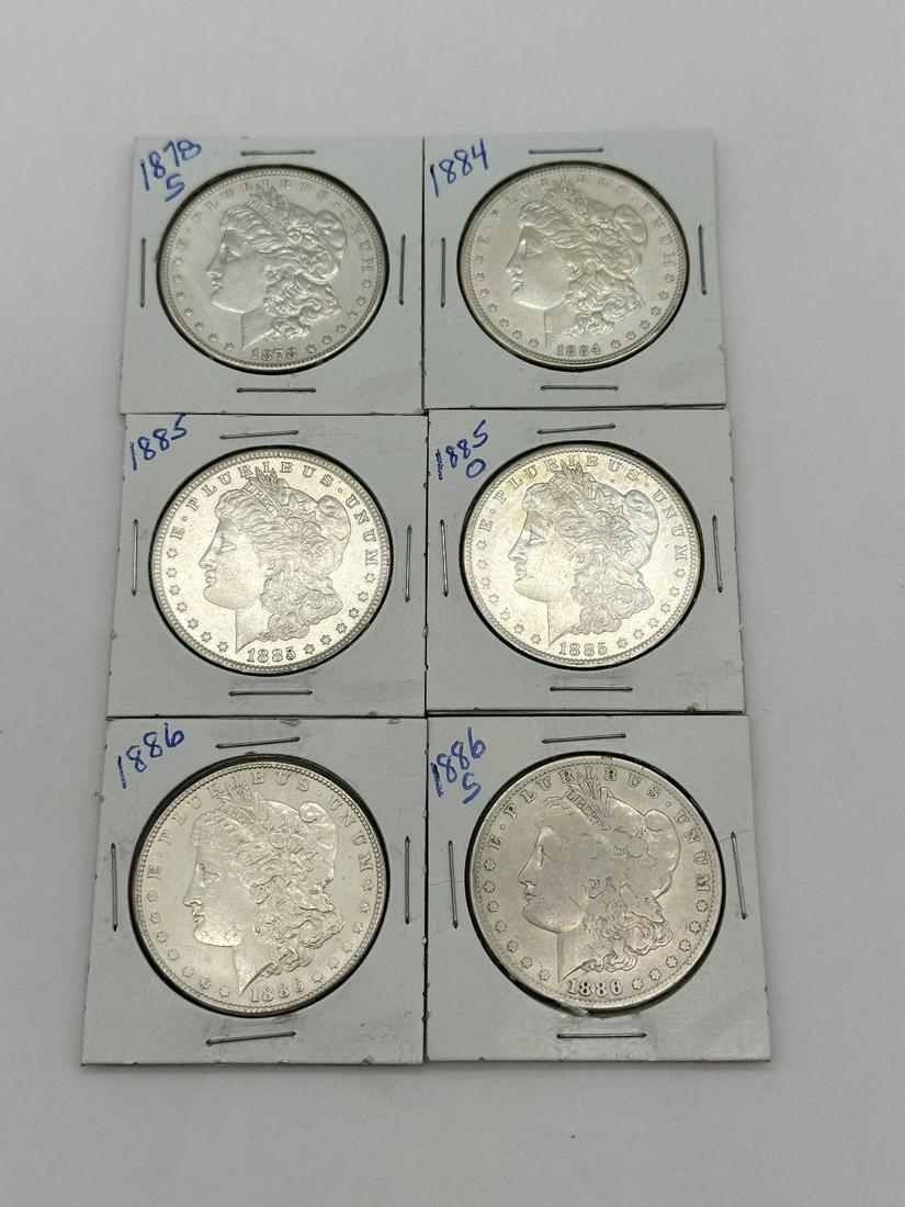 (6) Morgan Silver Dollars (1 of 14)