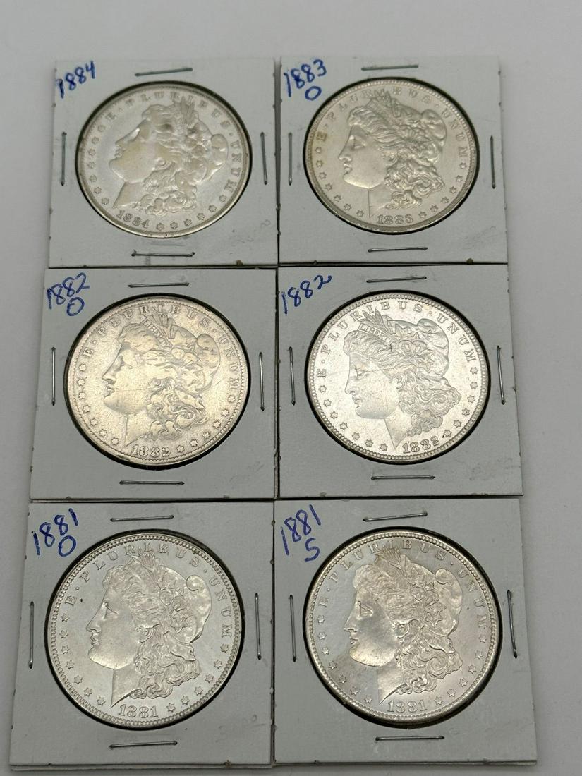 (6) Morgan Silver Dollars (1 of 14)