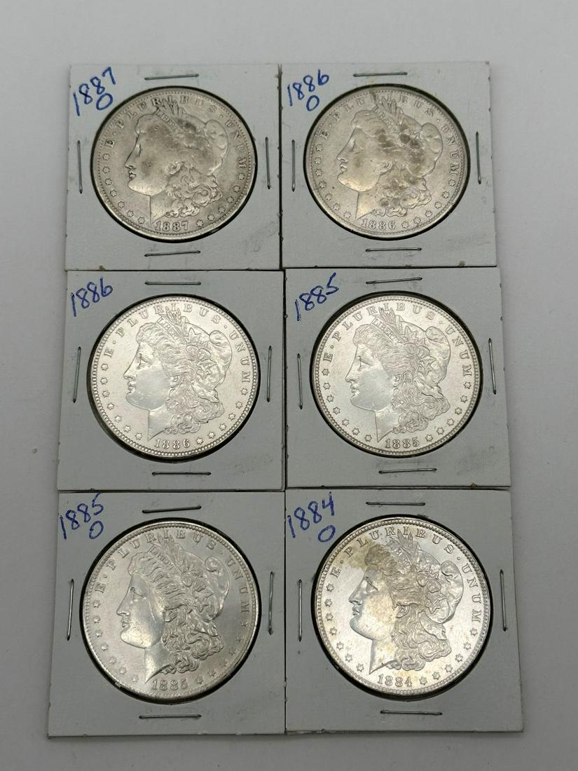 (6) Morgan Silver Dollars (1 of 14)