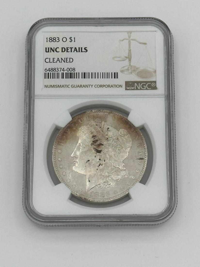 1883-O Morgan Silver Dollar NGC Detail (1 of 4)