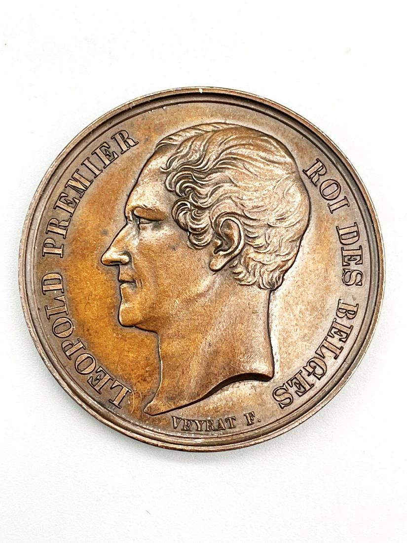 1850 Belgium Leopold First King of the Belgians by F. Veyrat (1 of 4)