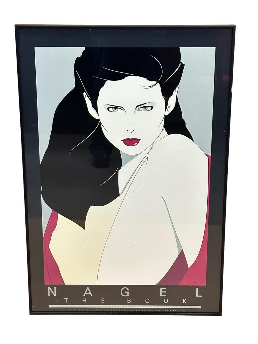 Patrick Nagel Poster "The Book Mirage 1981" (1 of 2)