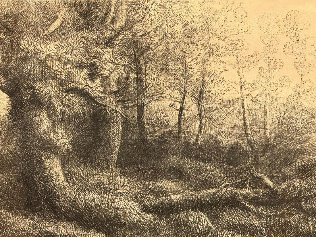 Alphonse Legros (French 1837-1911) Etching (1 of 4)