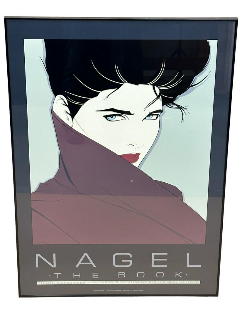 Patrick Nagel Poster "The Book Mirage 1985" (1 of 2)