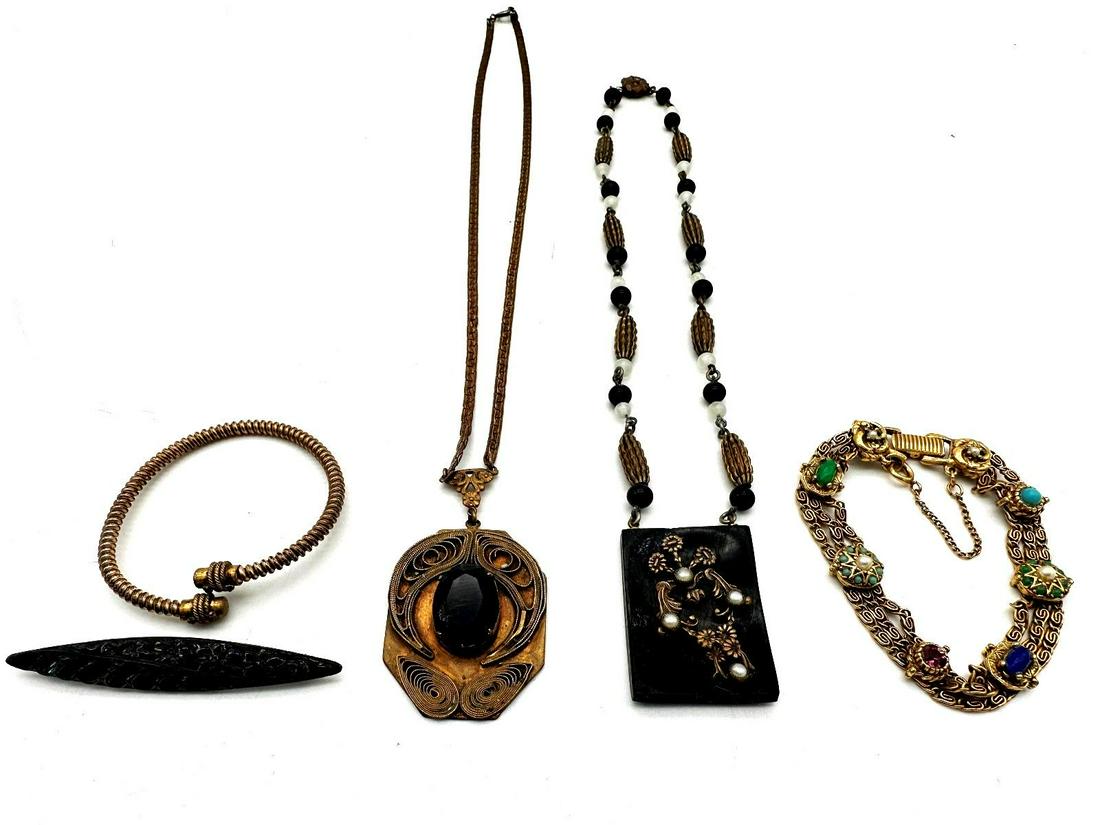 Victorian Mourning Jewelry Group (1 of 7)