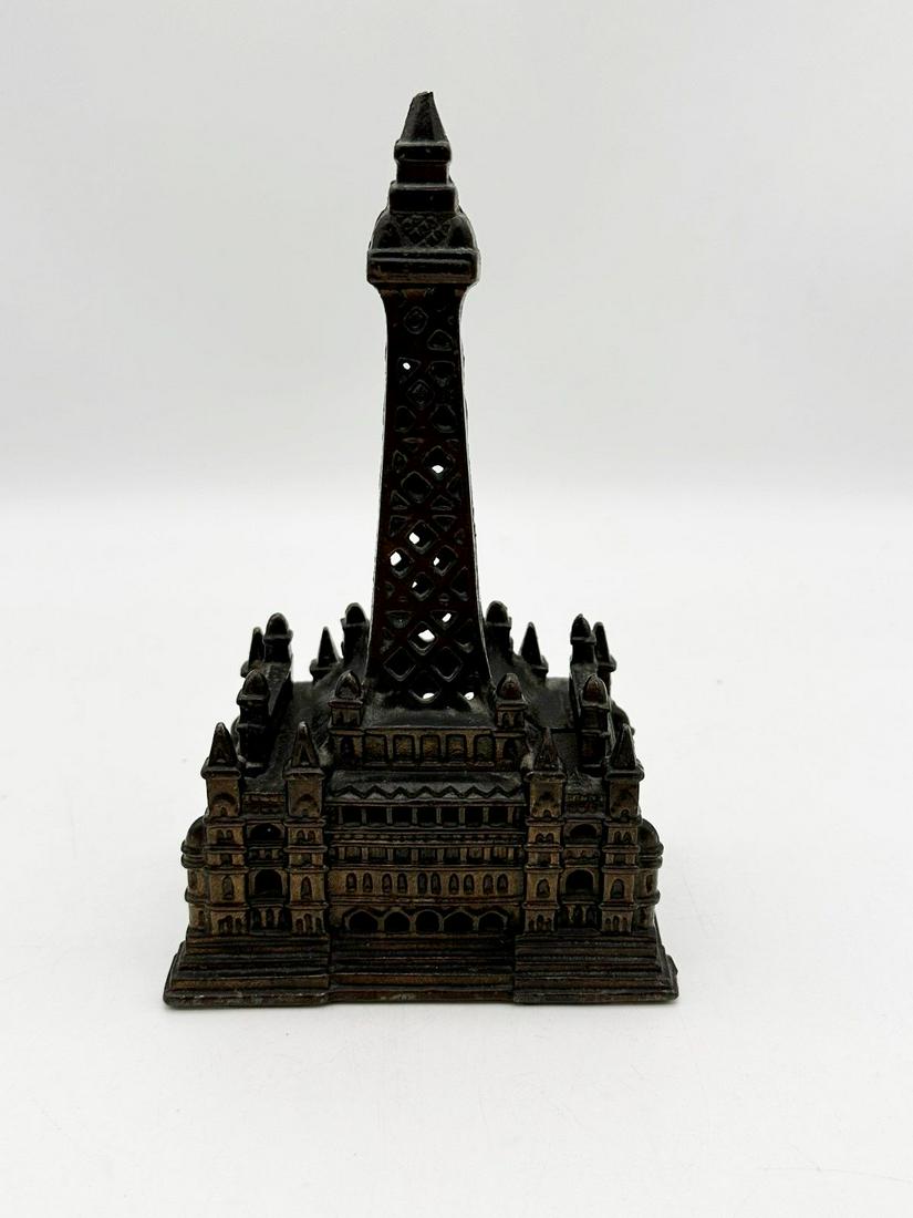 Cast Iron Still Bank "Blackpool Tower" Chamberlain and Hill 1908 (1 of 5)