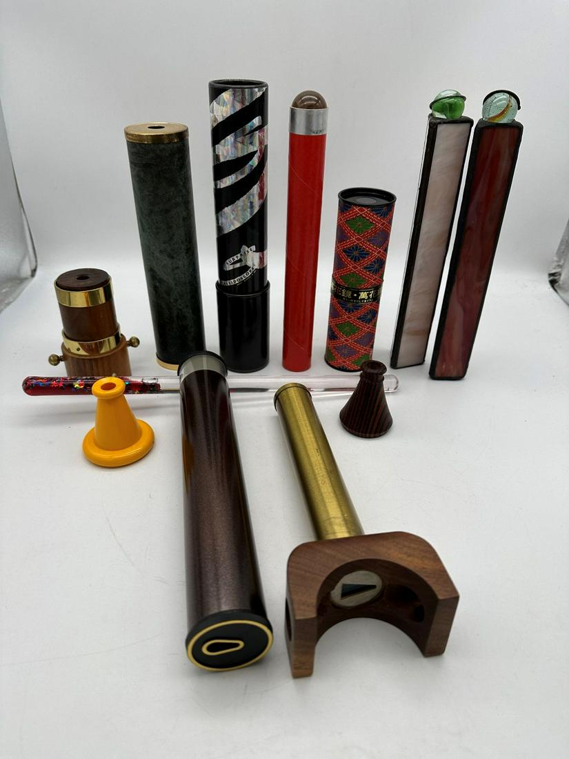 (11) Group of Kaleidoscopes: (11) Group of Kaleidoscopes: Includes Spacetube, Nilsson Designs, Surprise and 8 others.