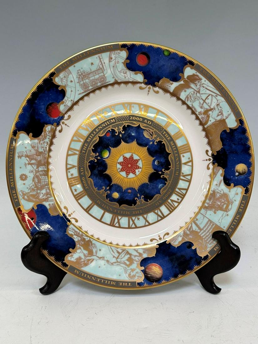 Royal Worcester "Millenium" Plate Original Box (1 of 3)