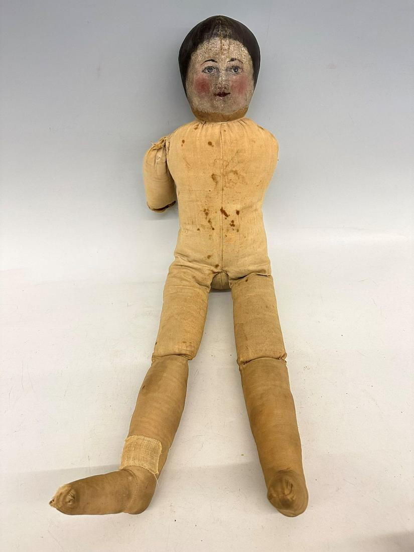Primitive Hand Painted Folk Doll (1 of 5)