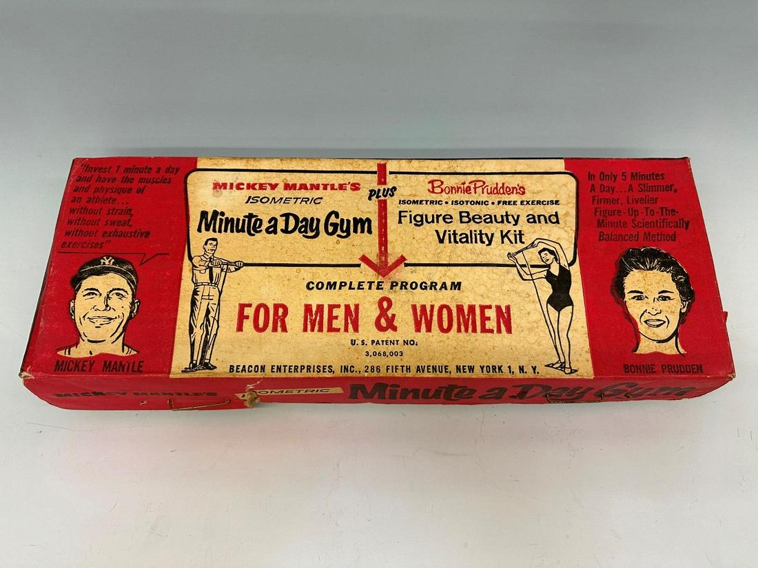 Mickey Mantle Isometric Minute a Day Gym Original Box (1 of 5)
