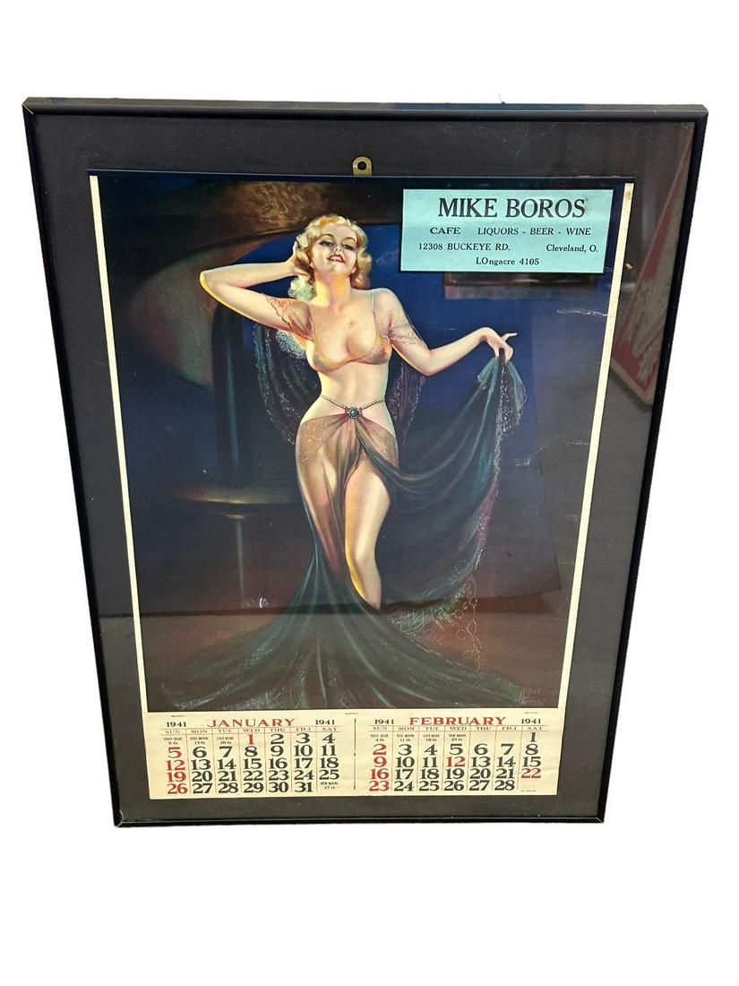 Irene Patten Pin Up Advertising Calendar 1941 (1 of 4)