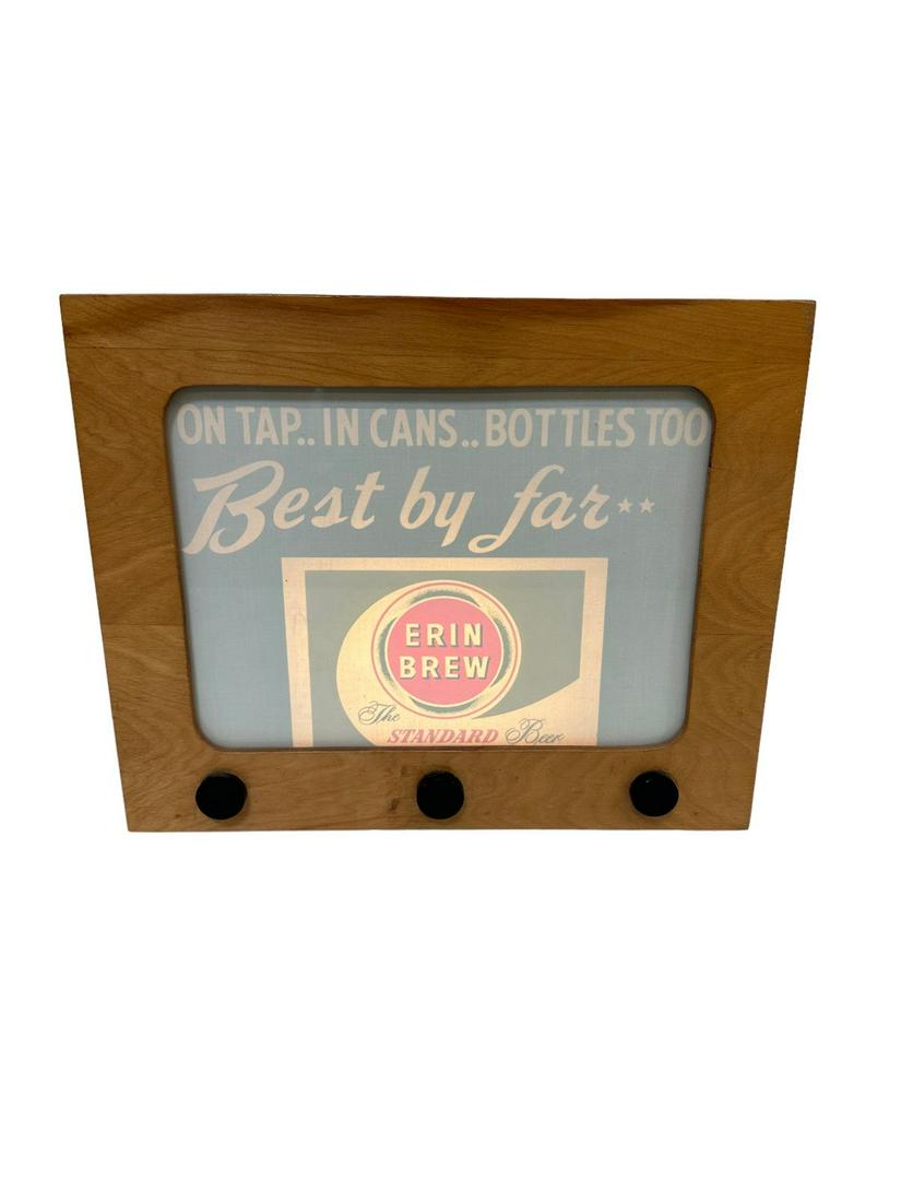 Erin Brew The Standard Beer TV Box Light Up Advertising Sign (1 of 5)