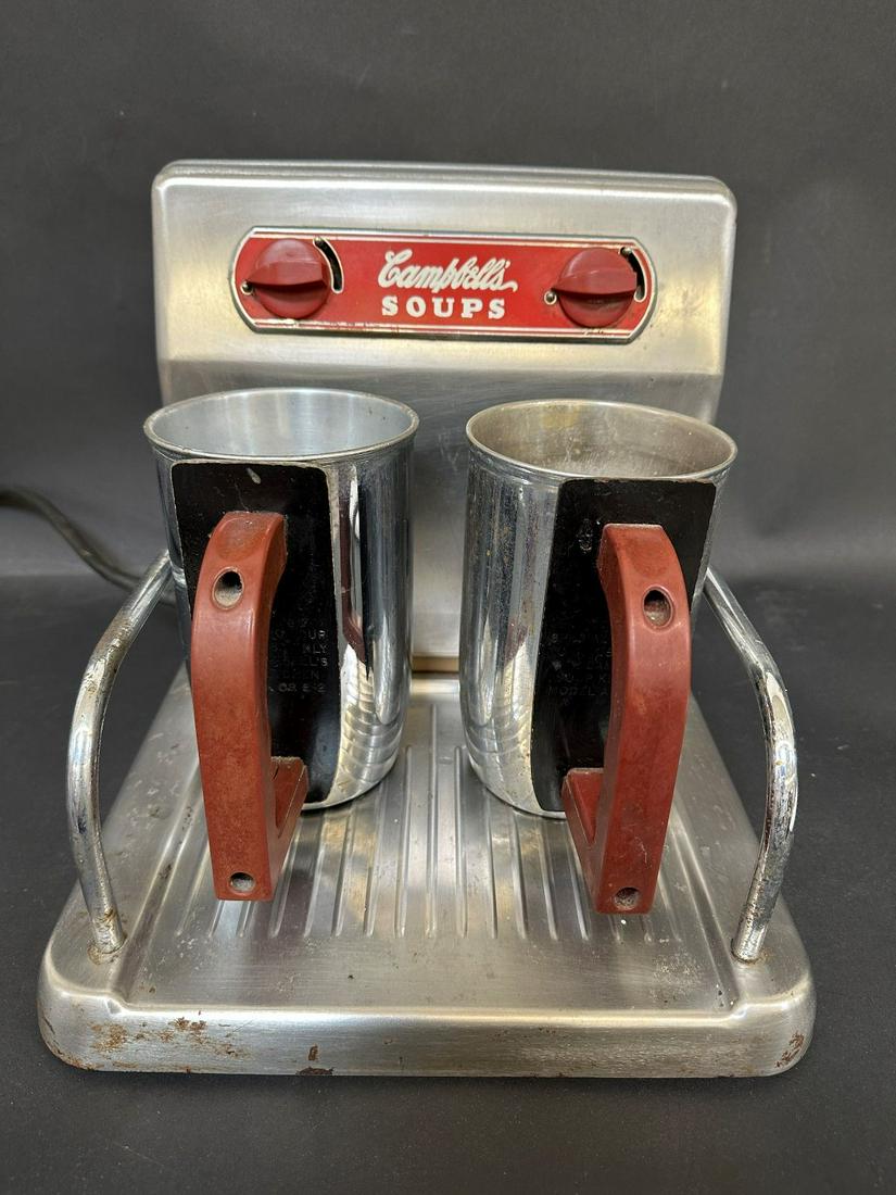 Campbell's Soup Commercial Store Warmer With Cups c.1949 (1 of 7)