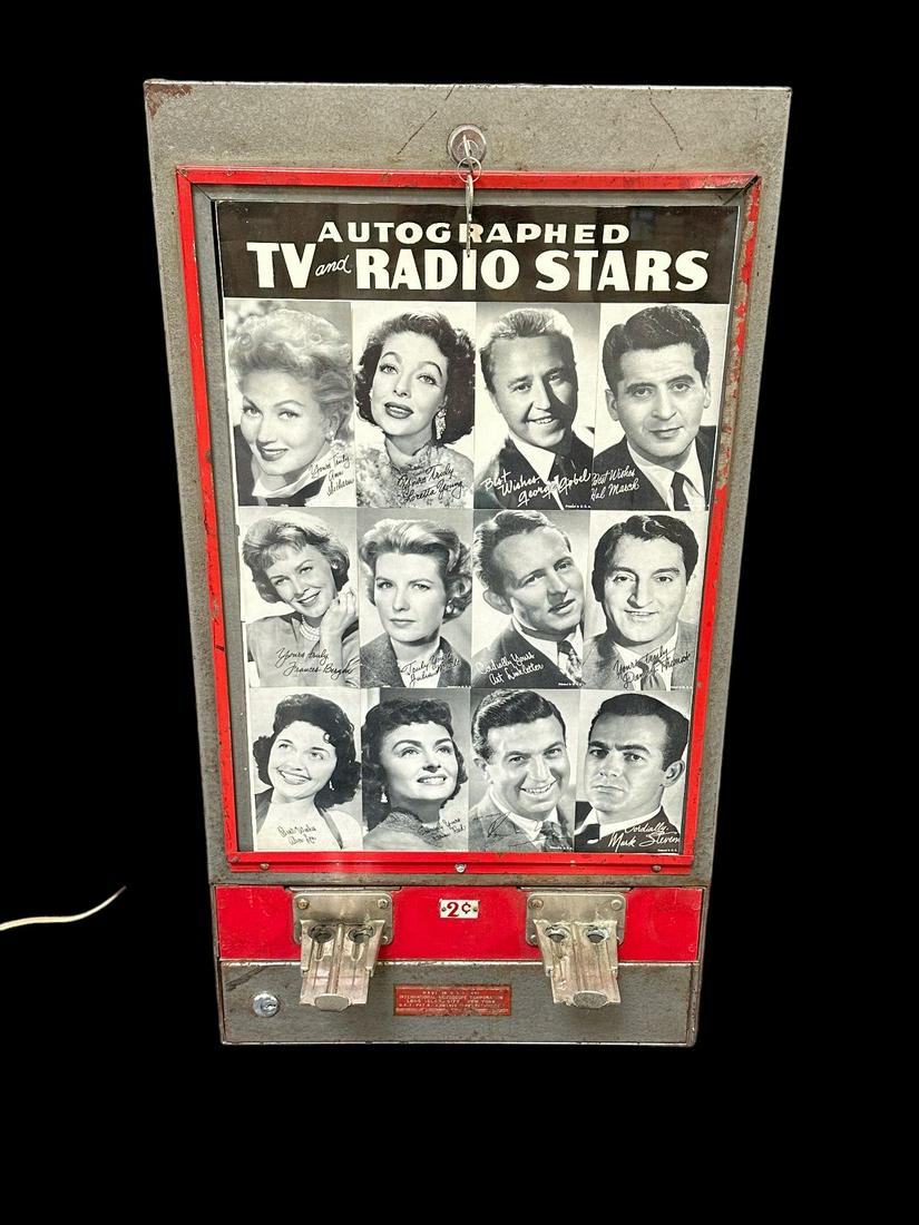 1950's Snappy Novelty Hollywood Cards Vending Machine (1 of 8)