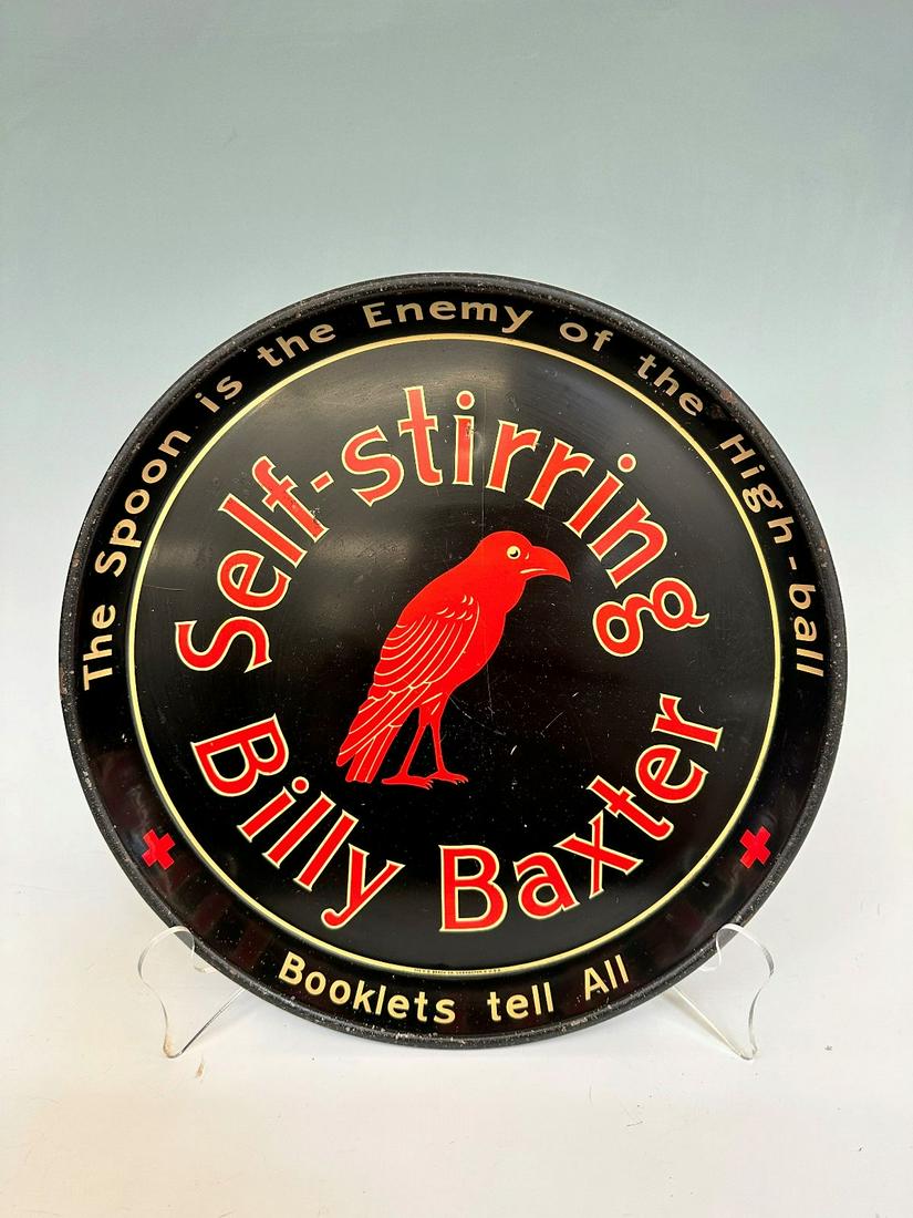 Billy Baxter Self-Stirring Red Raven Beverage Tray (1 of 3)