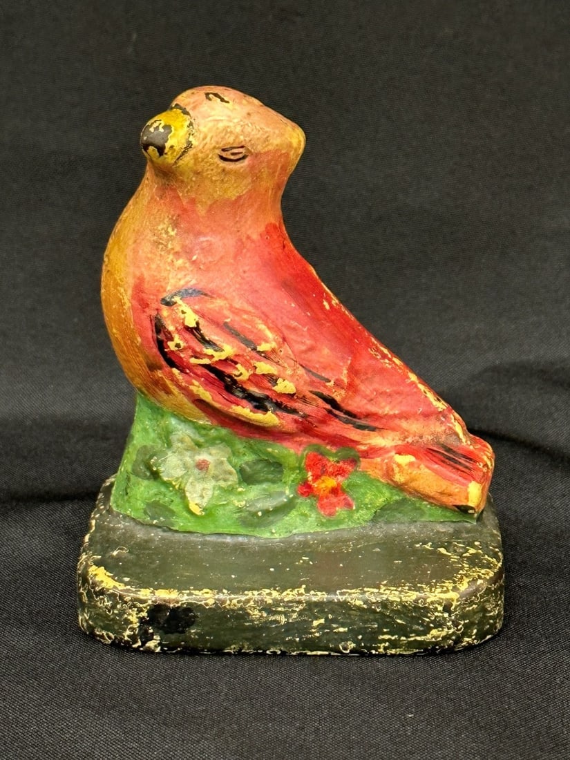 19th Century Cast Iron Cardinal Door Stop (1 of 3)