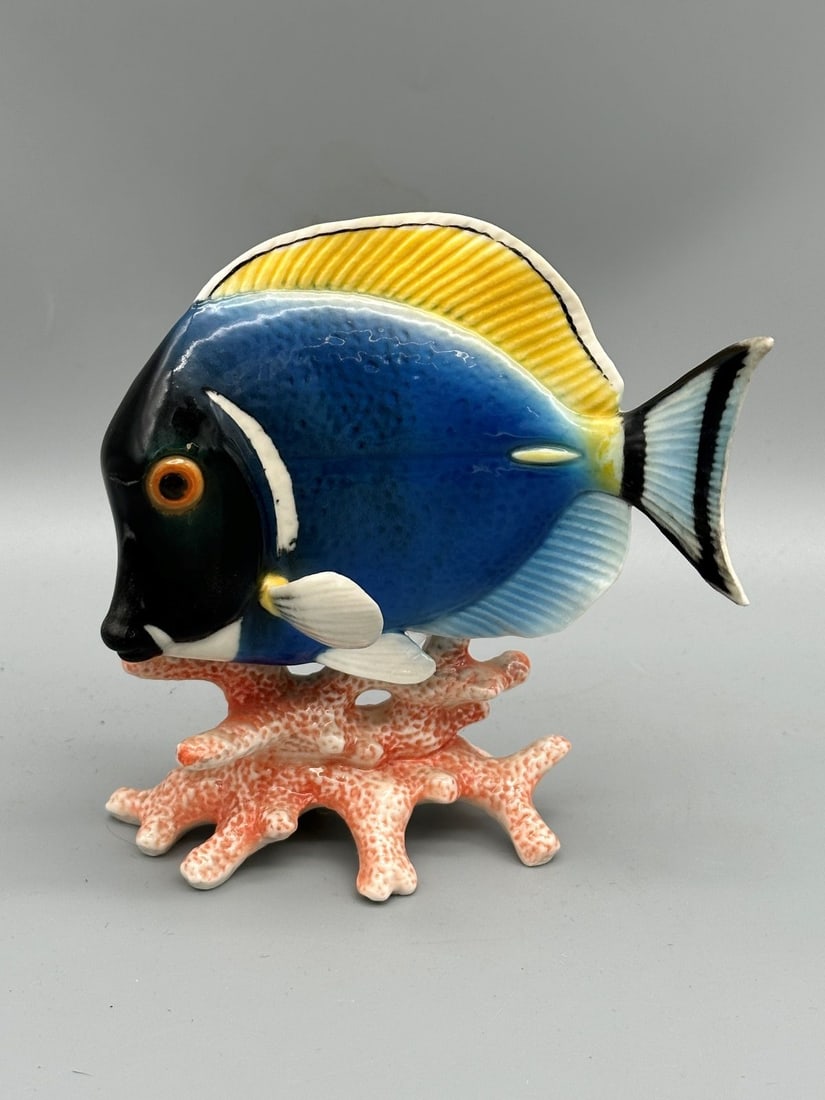 Goebel Doctor Fish Figurine: Goebel Doctor Fish Figurine: Measures 5.5" tall. No condition issues