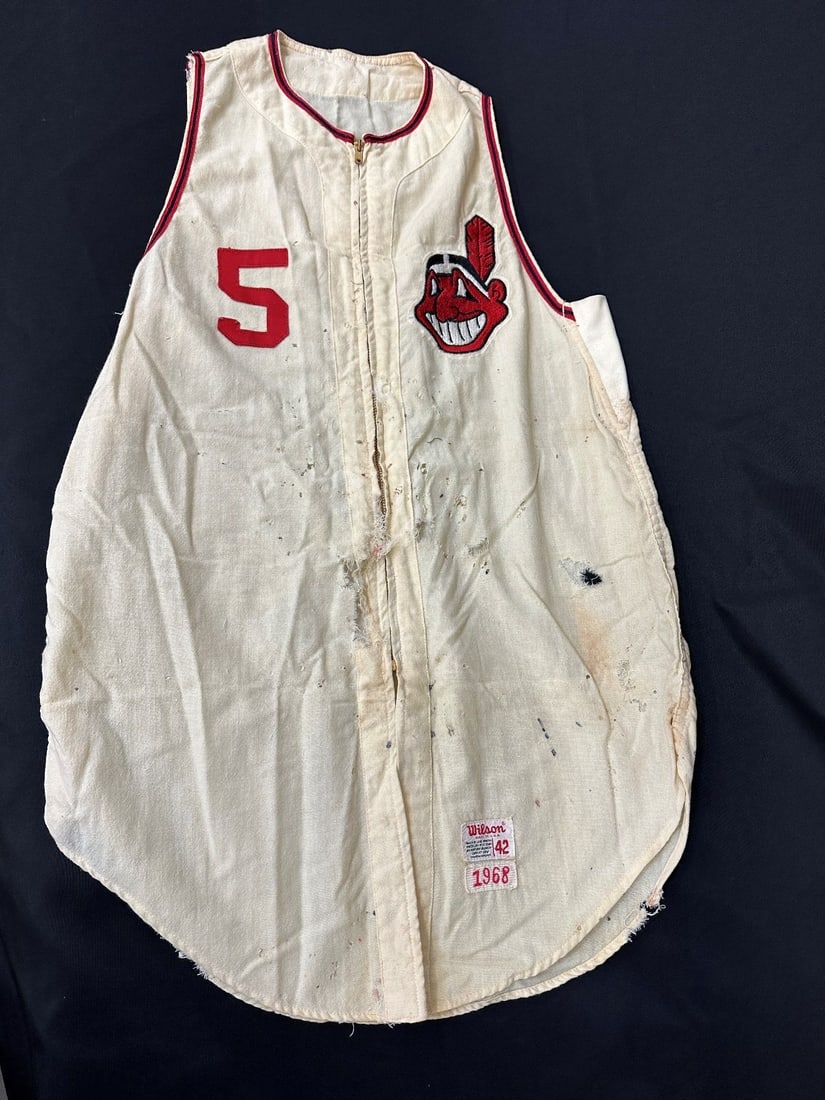 Al Dark Manager Cleveland Indians 1968 Jersey #5 (1 of 10)