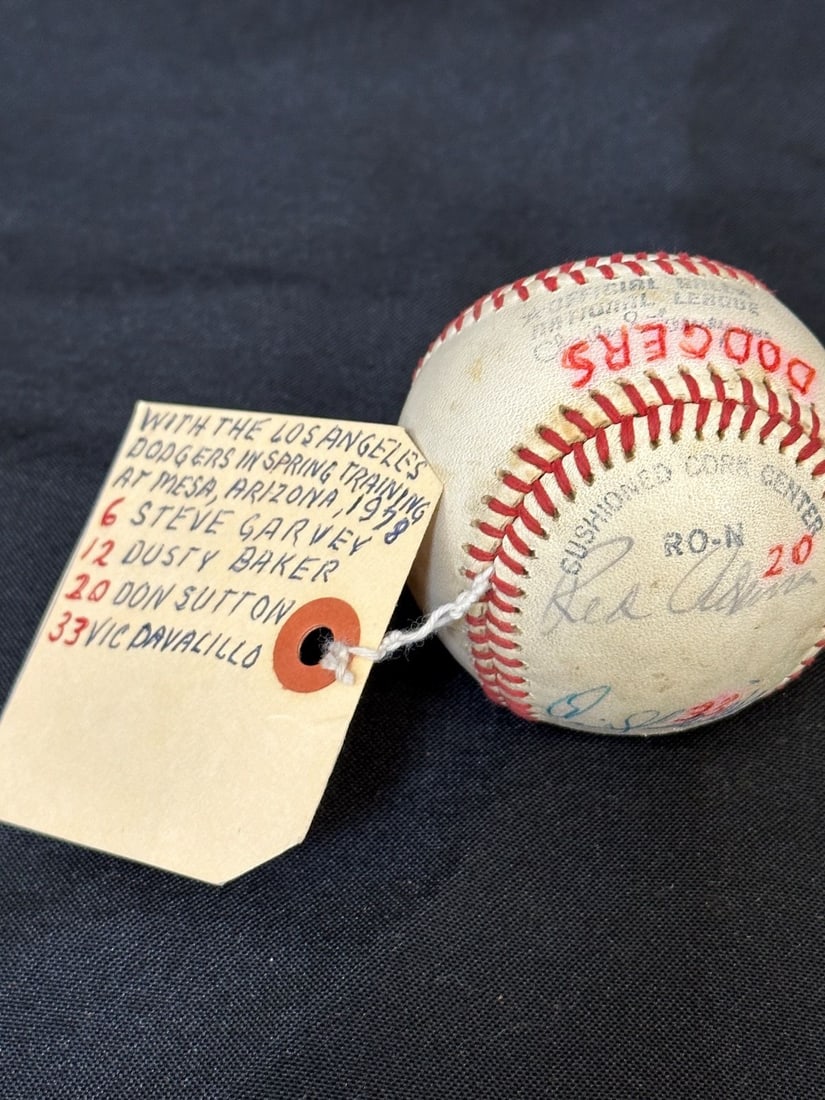 1978 Los Angeles Dodgers Spring Training Multi Signed Baseball (1 of 5)