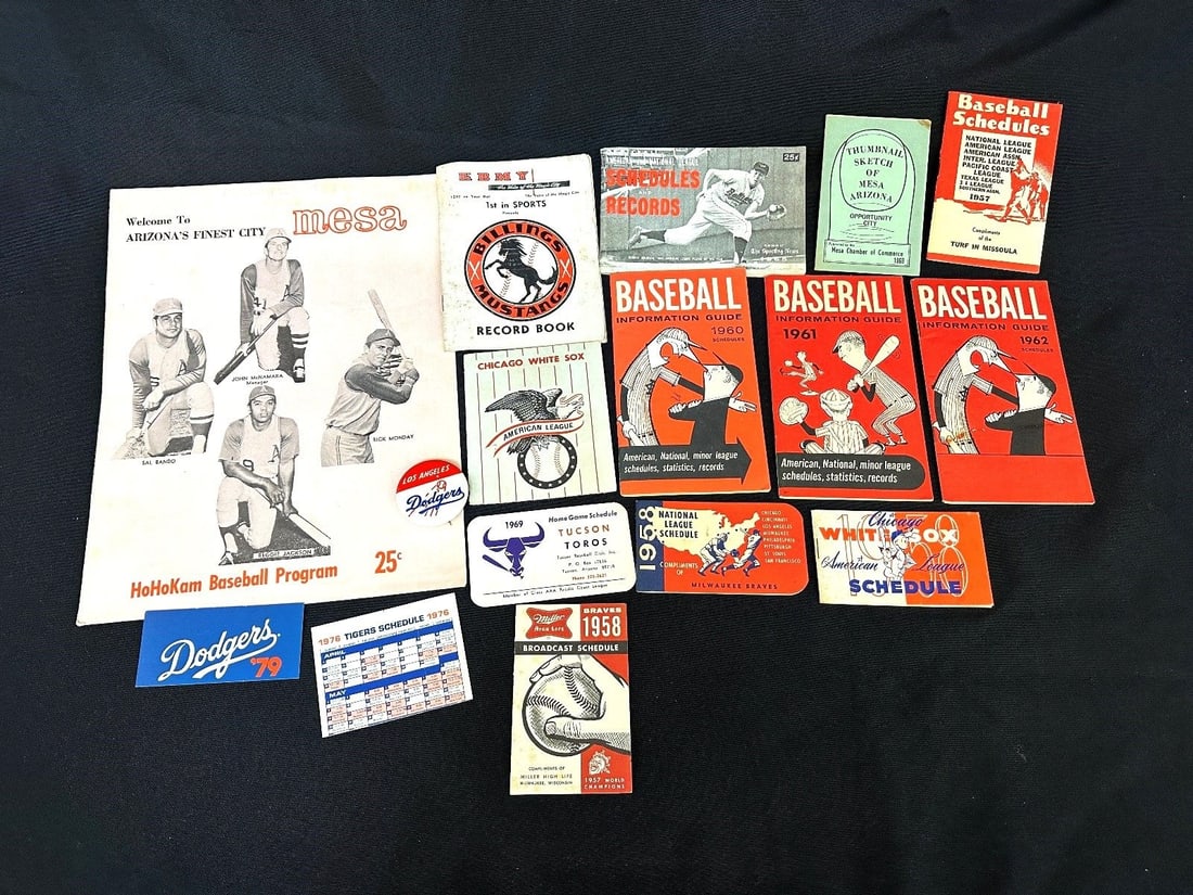 Group of MLB Baseball Ephemera Different Teams (1 of 6)
