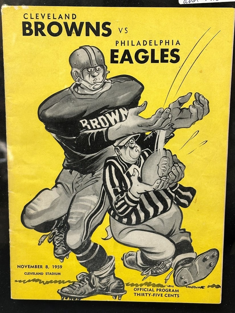 1959 Cleveland Browns Game Program (1 of 1)
