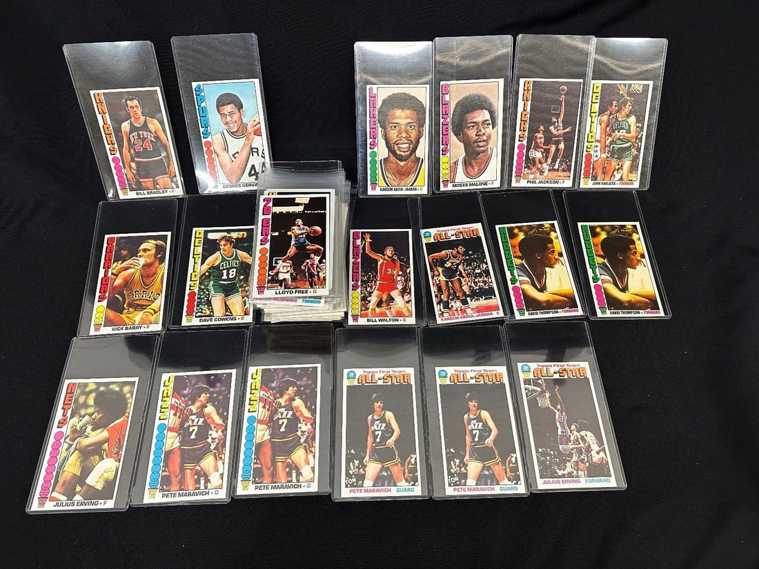 1976-77 Topps Basketball Near Set With Duplicates (1 of 10)