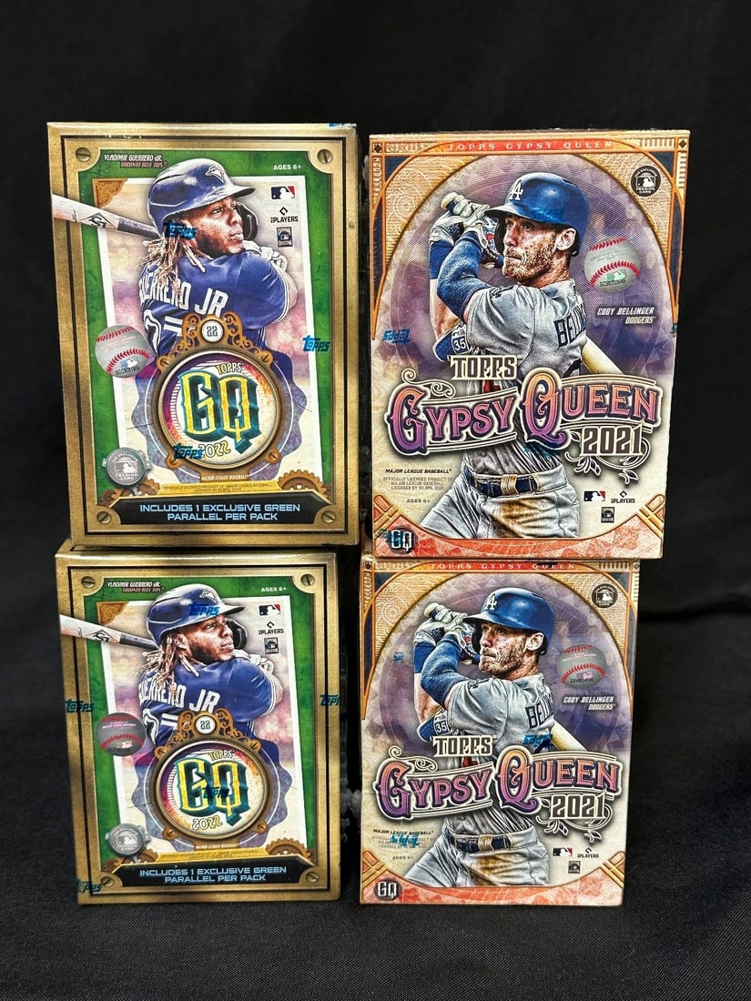 (4) Gypsy Queen Baseball Sealed Blaster Boxes (1 of 3)