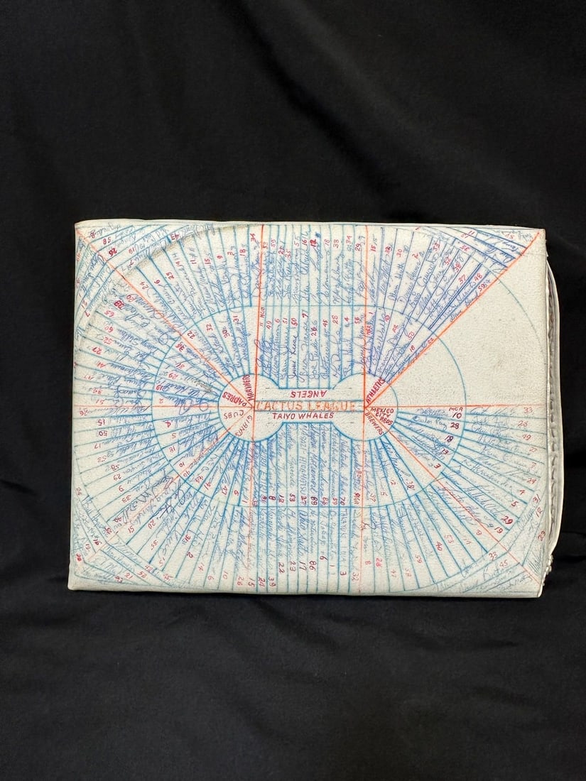 Multiple MLB Autographed Cushion 1980 Cactus League Spring Training Including HOF'ers, Cleveland (1 of 20)