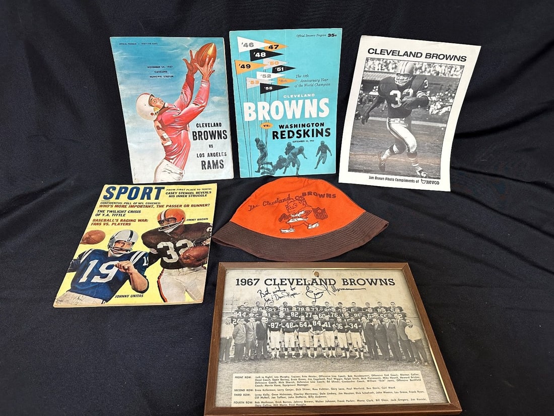 Group of Cleveland Browns Memorabilia (1 of 7)