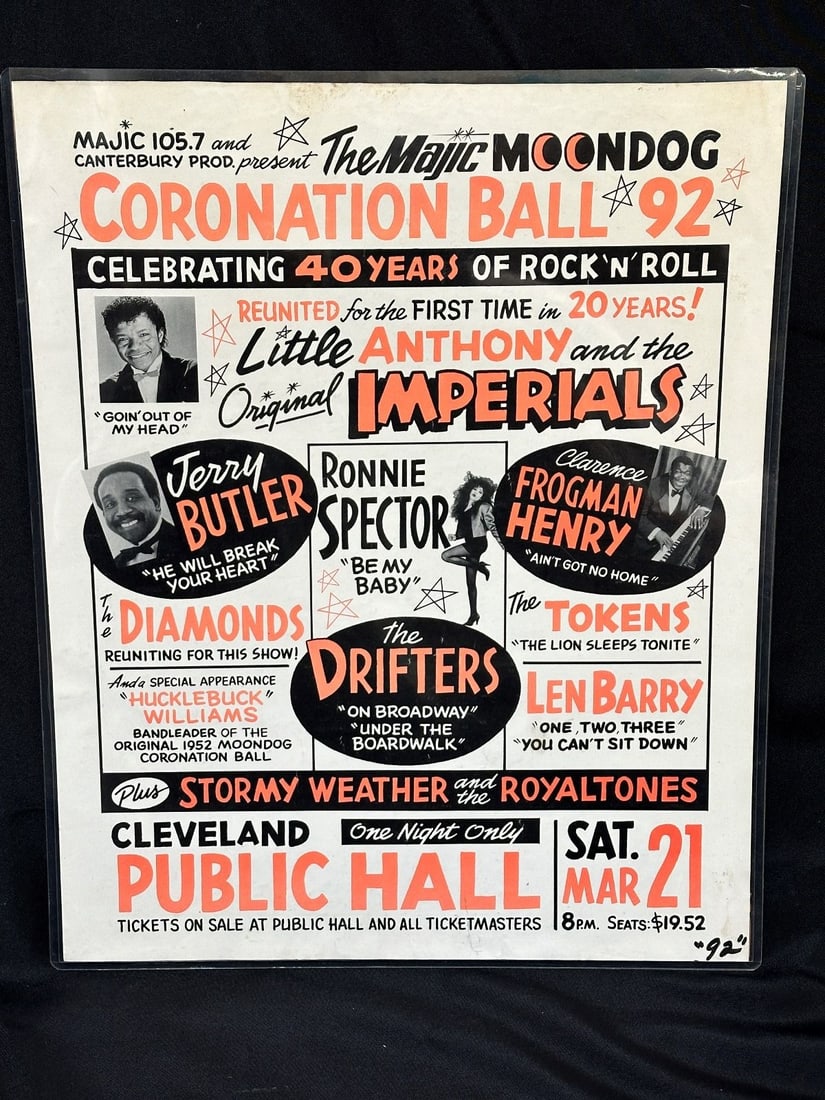 The Magic Moondog Coronation Ball 1992 Promotional Sideboard (1 of 5)