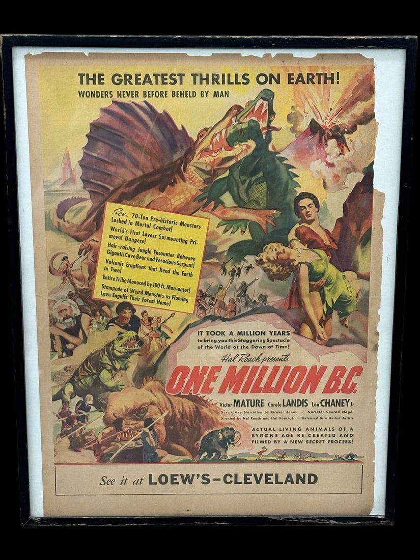 One Million B.C. Movie Page Advertisement (1 of 6)