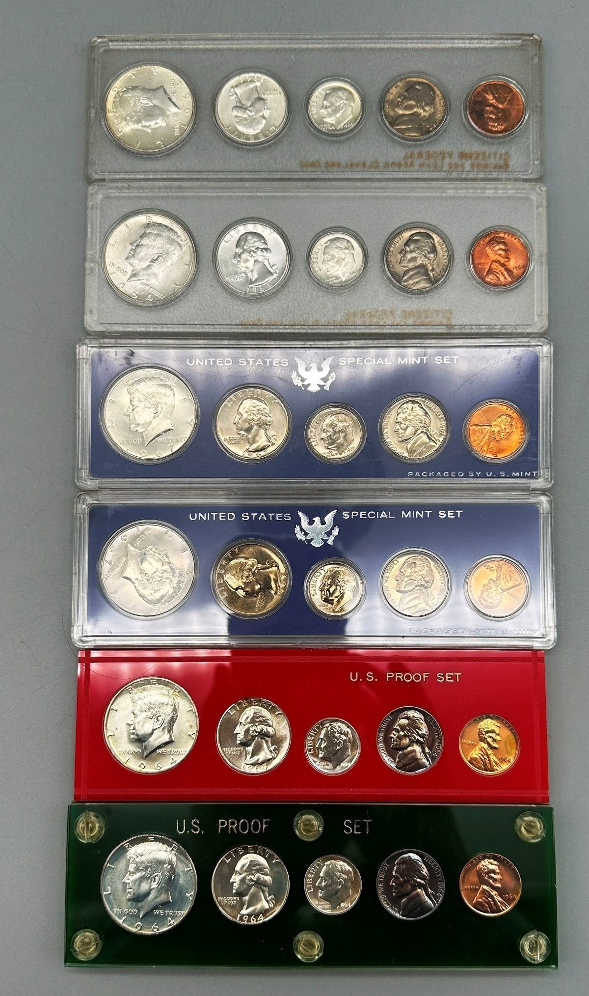(6) United States Proof Sets (1 of 7)
