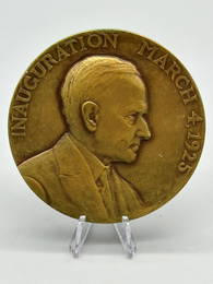 1925 Calvin Coolidge Rare Inauguration Bronze Medallic Art Co.