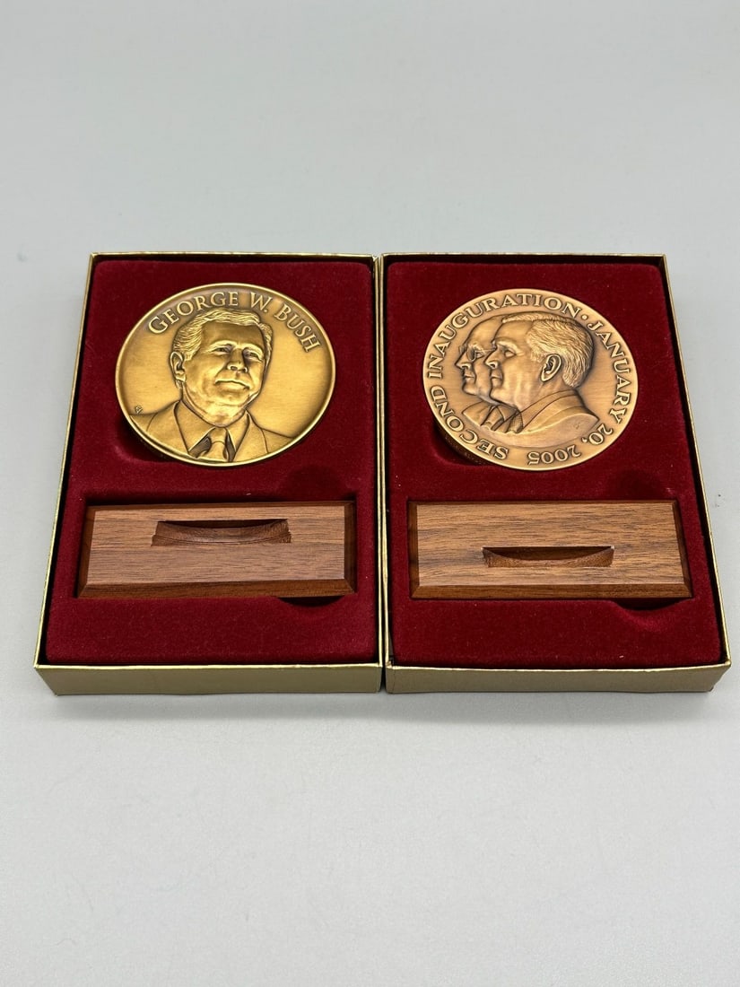 George W. Bush 2001, 2005 Inauguration Bronzes (1 of 9)