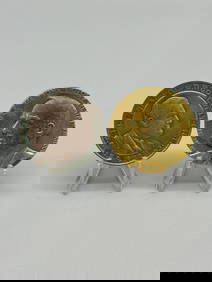 (2) Franklin D. Roosevelt Presidential Medallions (1 of 5)
