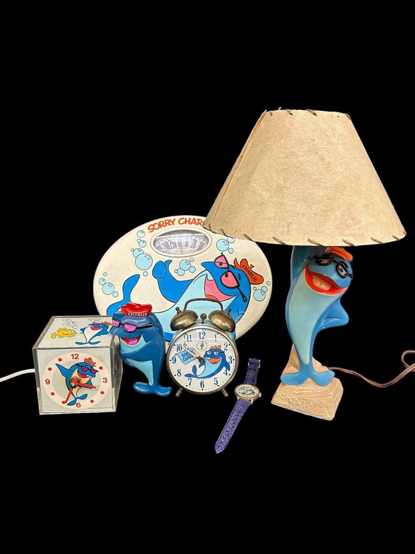 Charlie Tuna Memorabilia 1970's: Scale, Radio, Lamp, Watch, More (1 of 8)