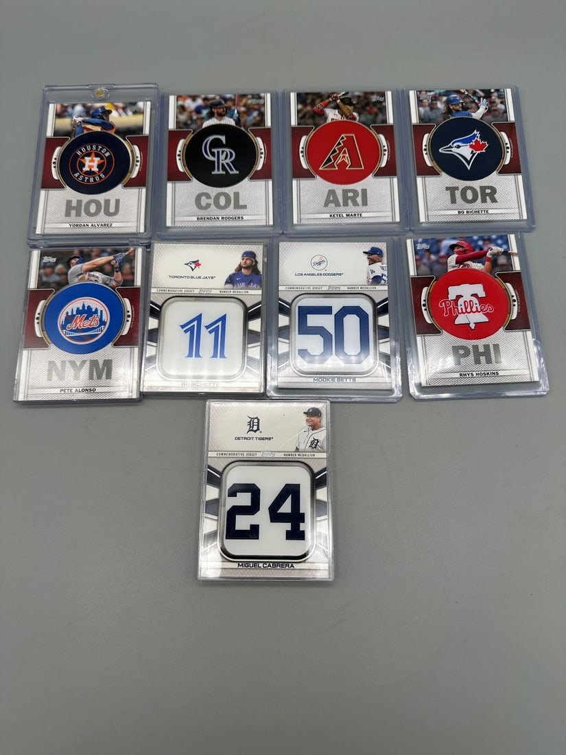 (9) LOGO and Patch Cards 2022 and 2023 Topps (1 of 4)