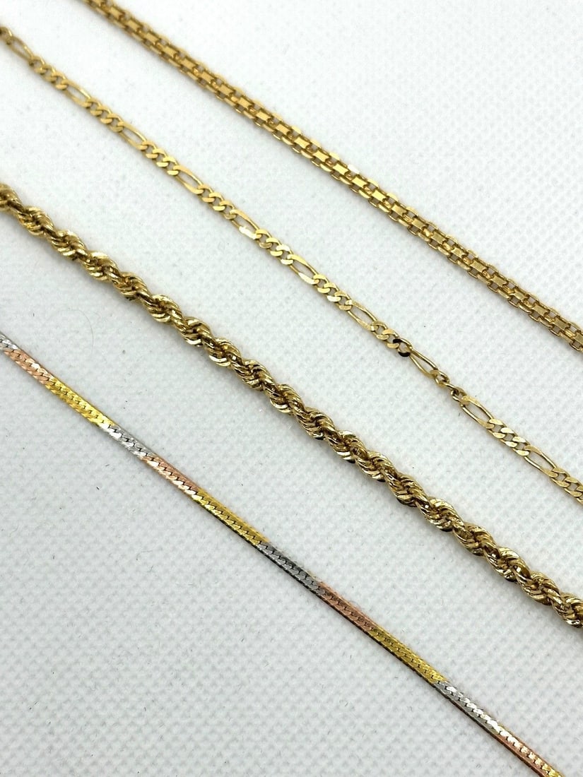 (4) 14k Yellow Gold Bracelets (1 of 3)