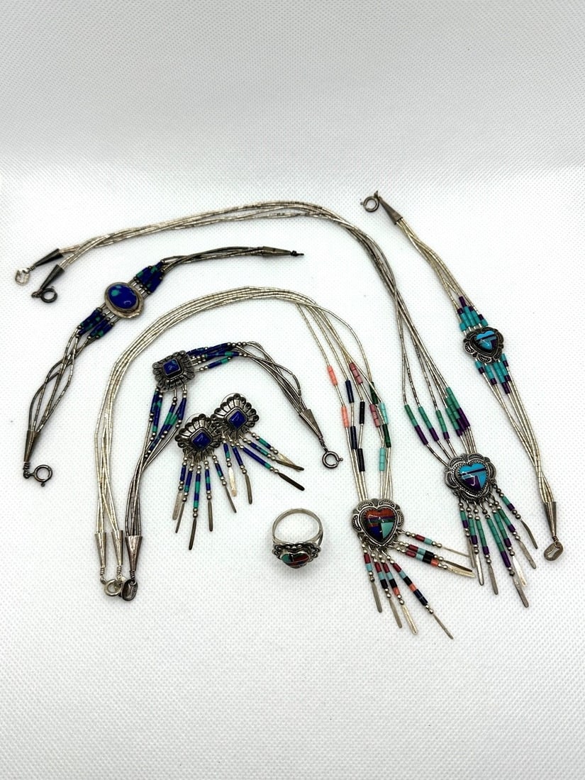 Group of Liquid Sterling Silver Jewelry With Stones (1 of 6)