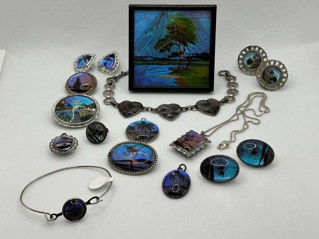 Group of Butterfly Wing Jewelry (1 of 6)