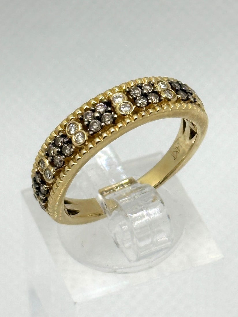 14k Yellow Gold Diamond LeVian Ring (1 of 4)