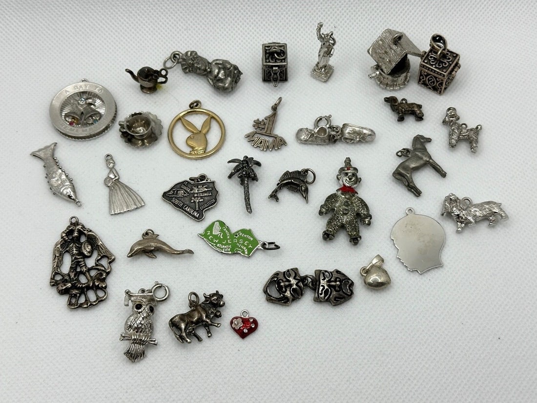 (30) Sterling Silver Single Charms (1 of 5)