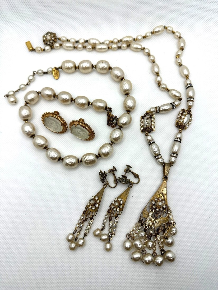 Miriam Haskell Necklaces and Earrings (1 of 5)