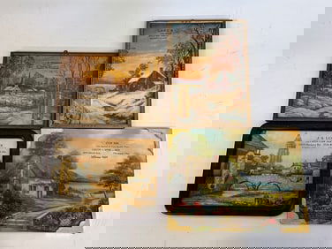 (4) Vintage Advertising Thermometers