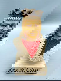 1940's King Kole Beer Back Bar Chalkware Figure