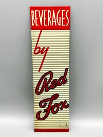 Beverages By Red Fox Metal Advertising Sign