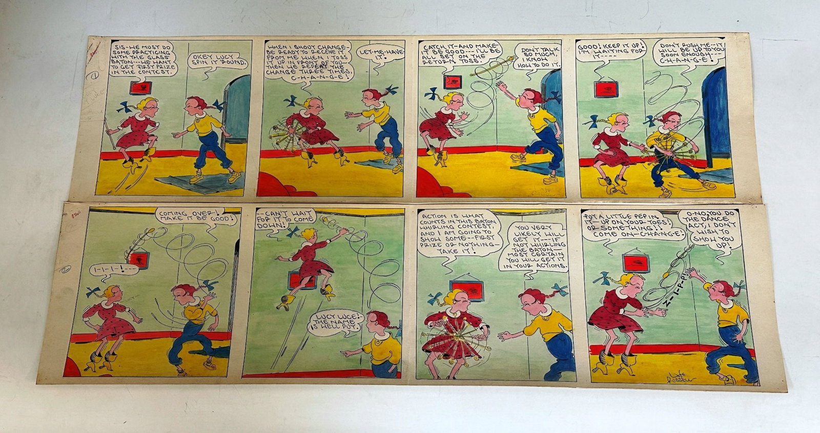 (4) Original Comic Story Board Strips by Life Russel (1 of 7)