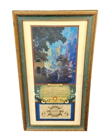 Maxfield Parrish 1933 Edison Mazda Calendar