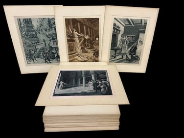 (32) J.W. Buel 1899 "The Great Operas" Satin Proof Impressions Matted